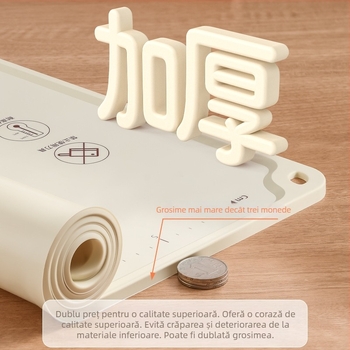 Covoraș de frământat din silicon, îngroșat, de calitate alimentară, antiaderent, personalizabil