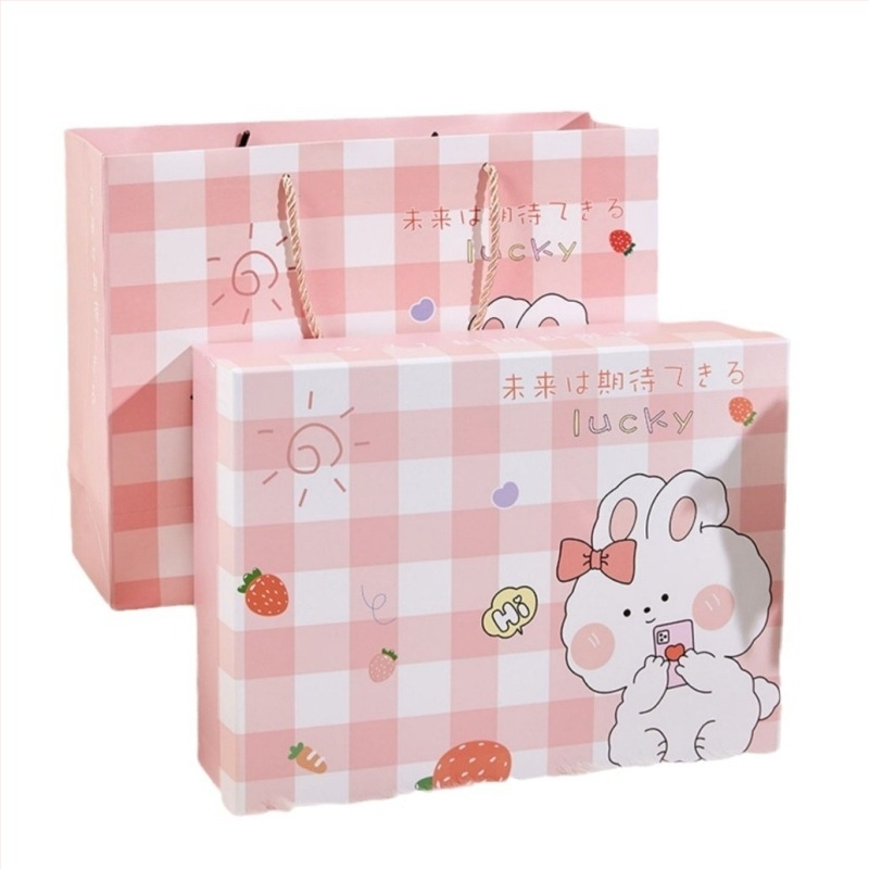 Set cadou cu șal în cutie cadou, toamnă/iarnă, stil desen animat, cadou de afaceri