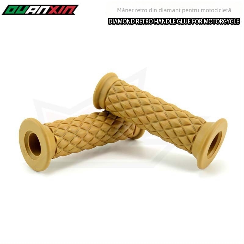 Mâner pentru ghidon - diamant, anti-alunecare, din cauciuc, universal, pentru toate anotimpurile