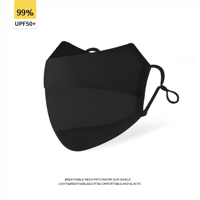 Mască de față din nylon cu protecție UV pentru femei – respirabilă, plasă de protecție a ochilor, protecție solară, protecție împotriva prafului