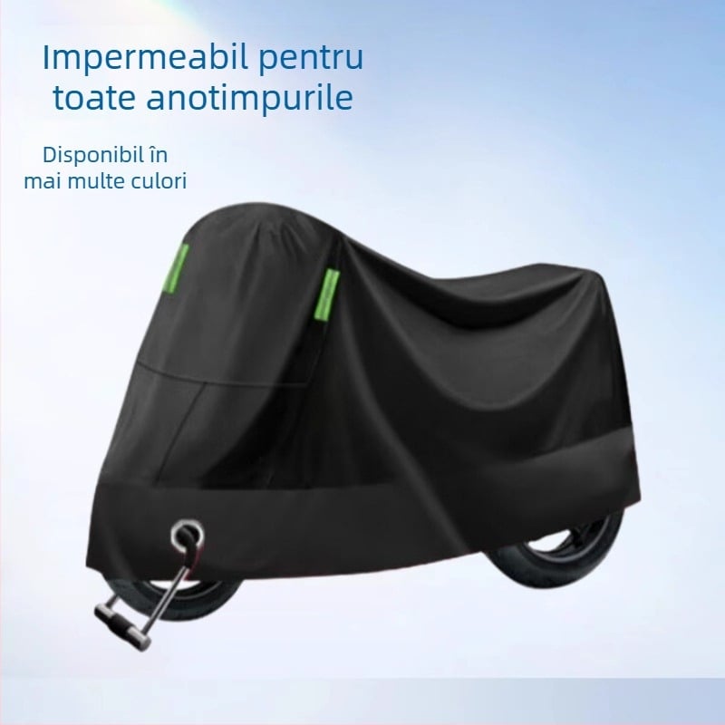 Husă pentru vehicule electrice: protecție împotriva soarelui, ploii și prafului pentru motociclete, scutere și mașini