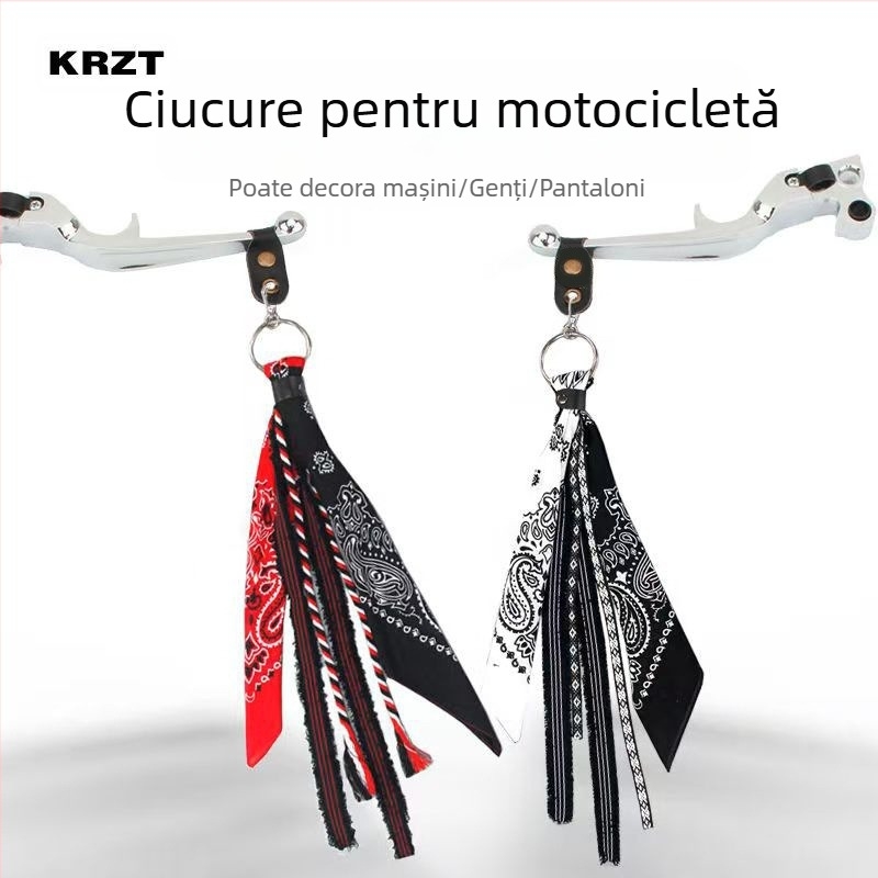 Lanț de talie cu esarftă mică pătrată pentru bandă de cap - Unisex - Poliester - Toate sezoanele - Vara 2025