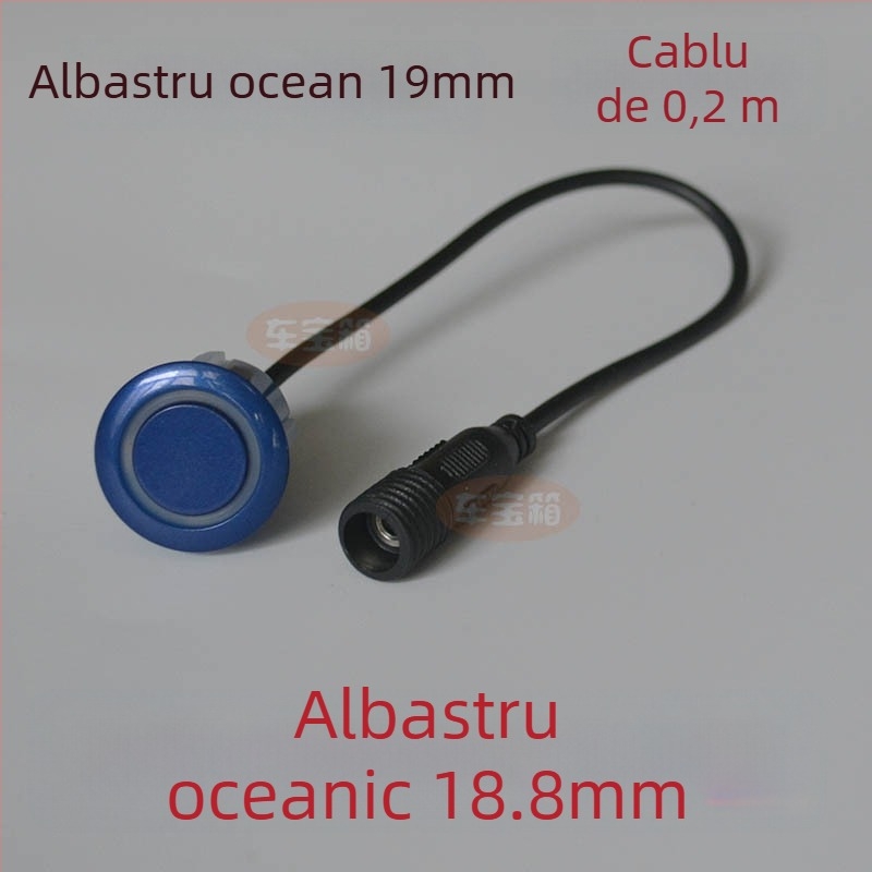 Sondă radar de mers înapoi pentru mașină cu interfață filetat circular — 2 sonde, alimentare 12V, temperatură de funcționare 20–70°C