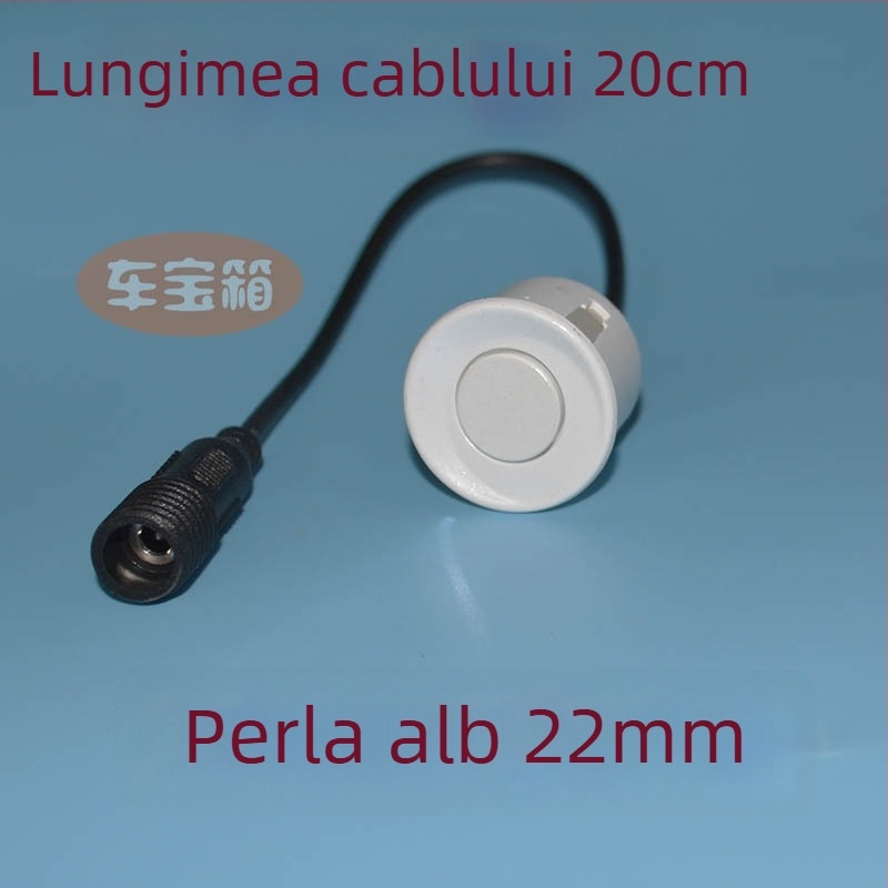 Sondă radar de mers înapoi pentru mașină cu interfață filetat circular — 2 sonde, alimentare 12V, temperatură de funcționare 20–70°C