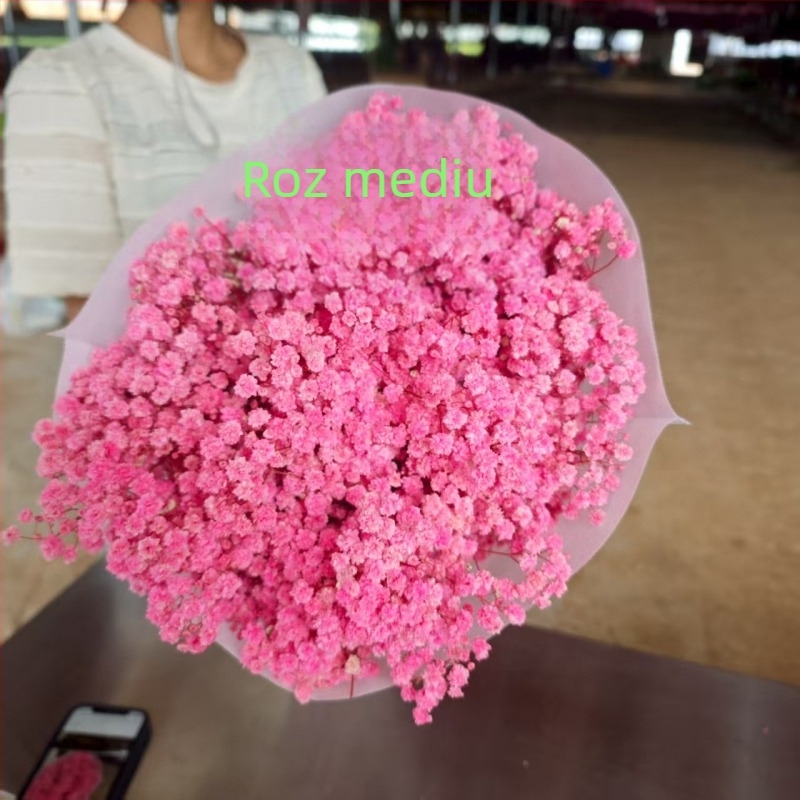 Buchet de flori păstrate Starry Sky, flori conservate, 400–500 g