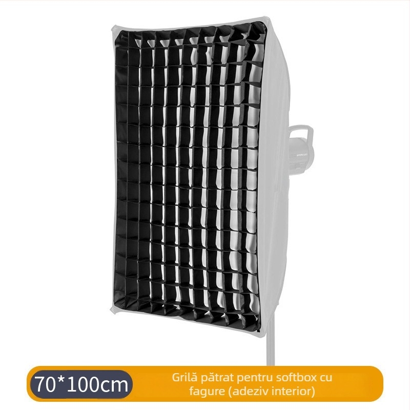 Softbox cu plasă fagure — grilă lungă, dreptunghiulară, pătrată, octogonală, adânc parabolic pentru Jinbei Shenniu (Brand: An shi shui; Plasă fagure; Compatibilitate: Jinbei Shenniu; Adâncime parabolică: Adânc)