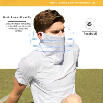 Mască de față Ice Silk cu protecție UV pentru vară — respirabilă, unisex, pentru exterior
