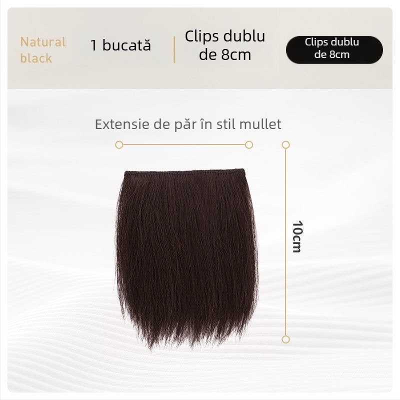 Piesă de perucă pentru bărbați – pad frontal, model 1, fir de înaltă temperatură, altă tehnologie de prelucrare