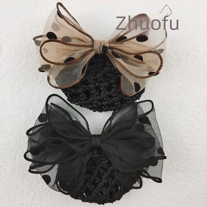 Clip de păr cu floare și funda; fir de mătase; design funda; Vară 2021