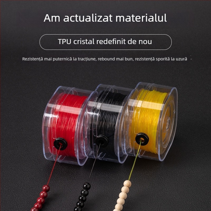 Cordon elastic de cristal pentru șirarea mărgelelor, Brand Pick Crystal, tip fir, lansare 2025