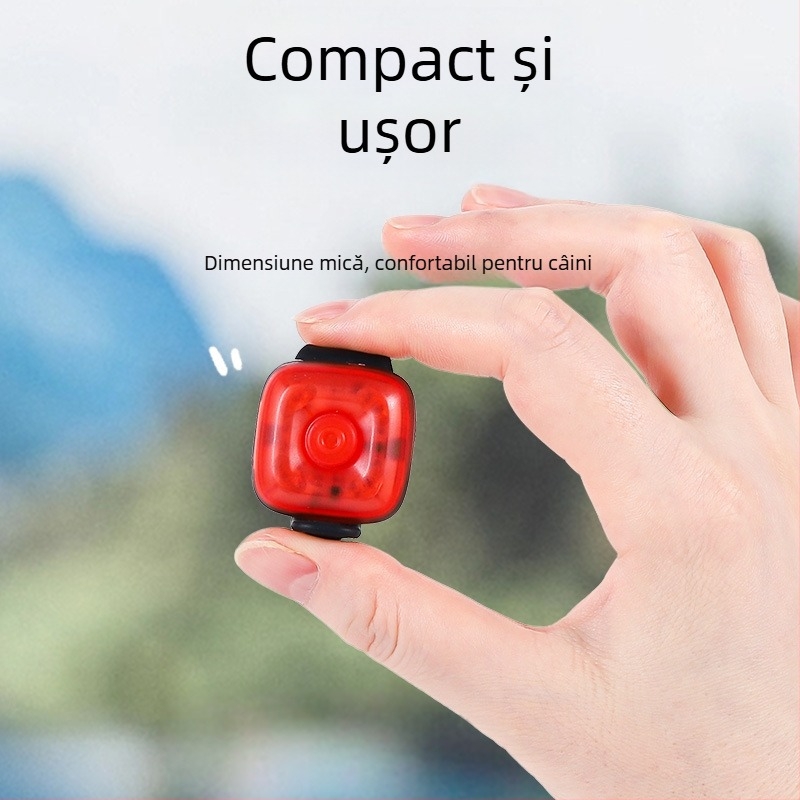 Pandantiv LED pentru câine – lumină anti-pierdere pentru plimbări nocturne, Brand Ulas, plastic, universal, stil IN, pentru toate sezoanele