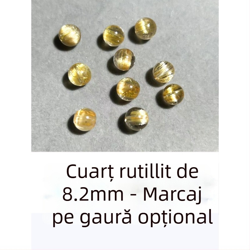 Brățară unisex cu o mărgea de cristal și accente geometrice, 7A mărgele de cristal