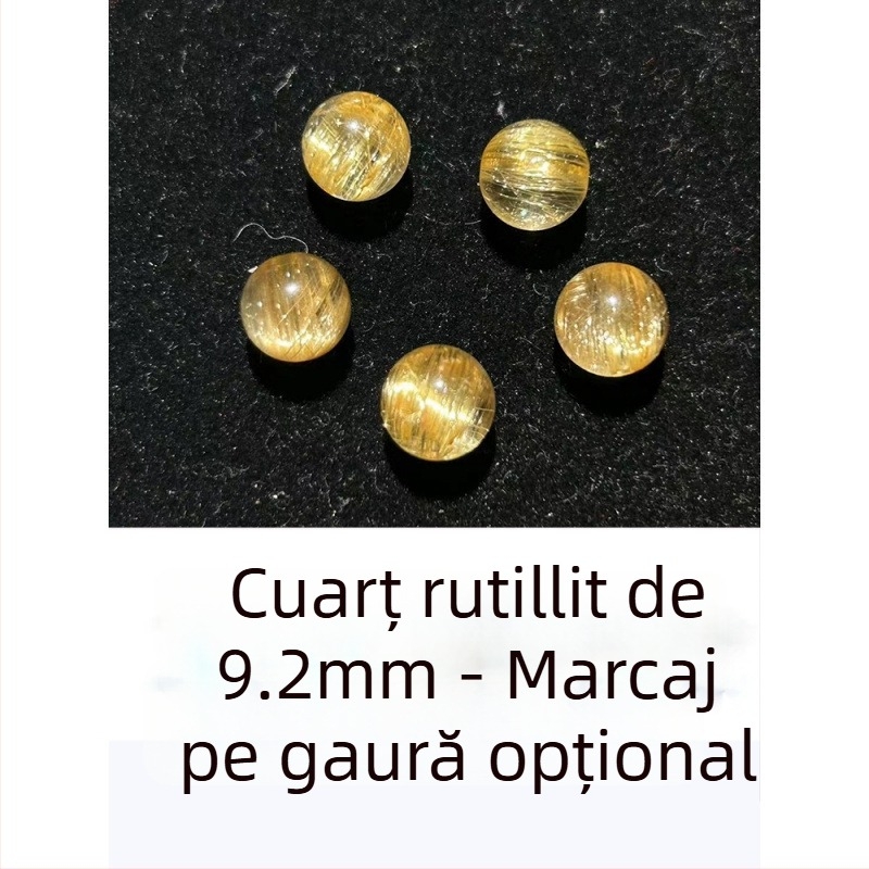 Brățară unisex cu o mărgea de cristal și accente geometrice, 7A mărgele de cristal
