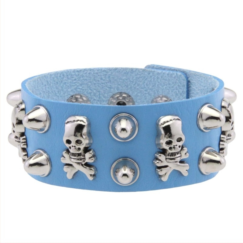 Brățară lată din piele – Cortical, electroplating, 28 g, Stil: Punk, Toamnă 2025