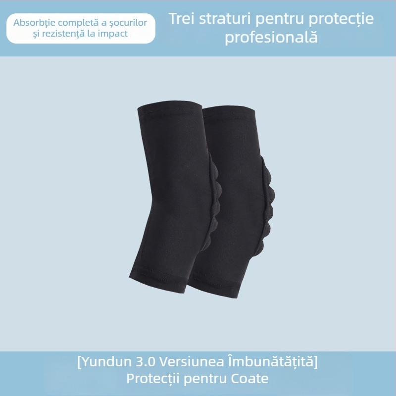 Protecții pentru coate pentru copii, pentru schi și role, din spumă Spandex, potrivire universală