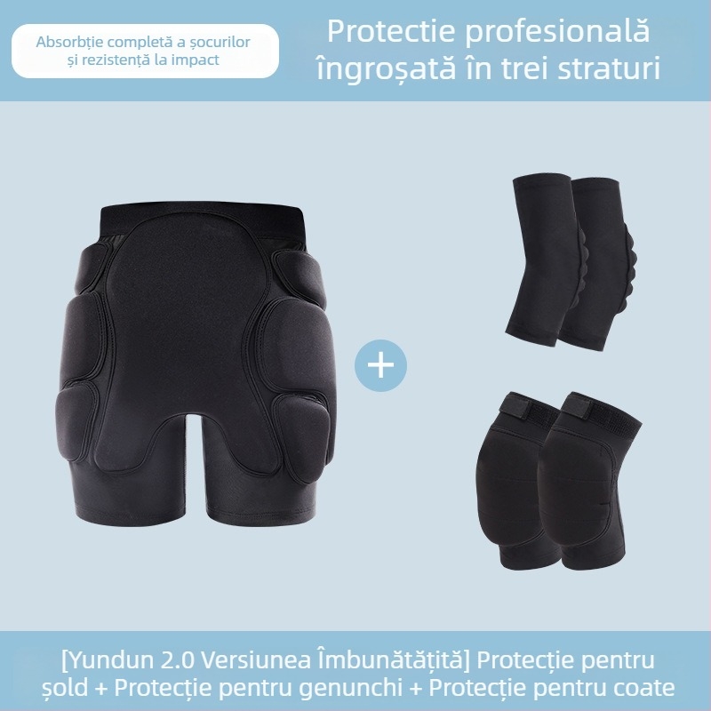 Protecții pentru coate pentru copii, pentru schi și role, din spumă Spandex, potrivire universală