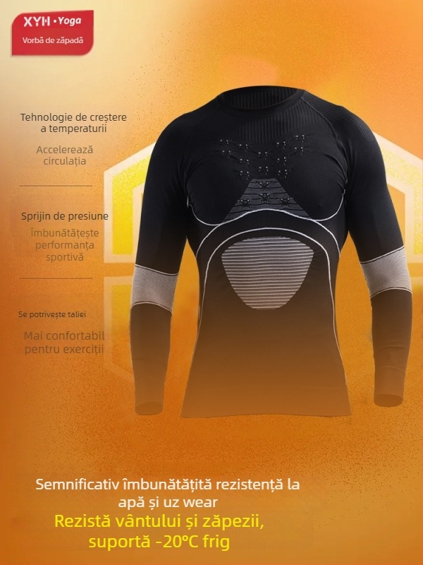 Set sport de iarnă uscat rapid — material nylon, evacuează umezeala, menține căldura