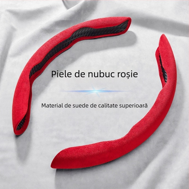 Husă pentru volan – design fluture, segmentată în trei piese, anti-alunecare, rezistent la uzură, din fibre sintetice