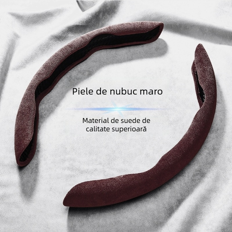 Husă pentru volan – design fluture, segmentată în trei piese, anti-alunecare, rezistent la uzură, din fibre sintetice