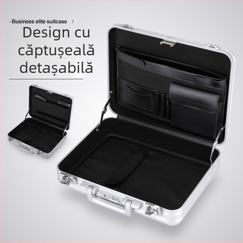 Cutie pentru unelte din aliaj de aluminiu, cu încuietoare cu cod, portabilă, cu căptușală detașabilă, rezistentă la șocuri