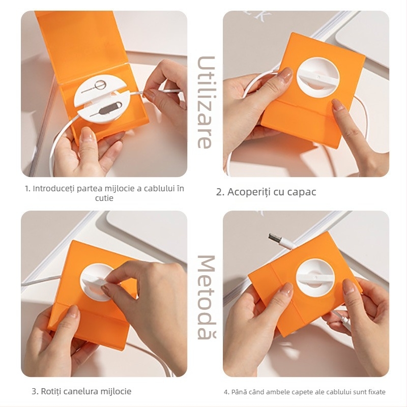 Răsucitor manual pentru cabluri de date — plastic, model Cdxrxq, brand Friendly