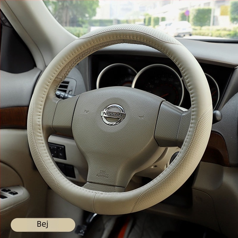 Husă pentru volan, piele de vită, prelucrare personalizată, utilizare de iarnă, montaj universal (Specificații principale: piele de vită; prelucrare personalizată; utilizare de iarnă; montaj universal)