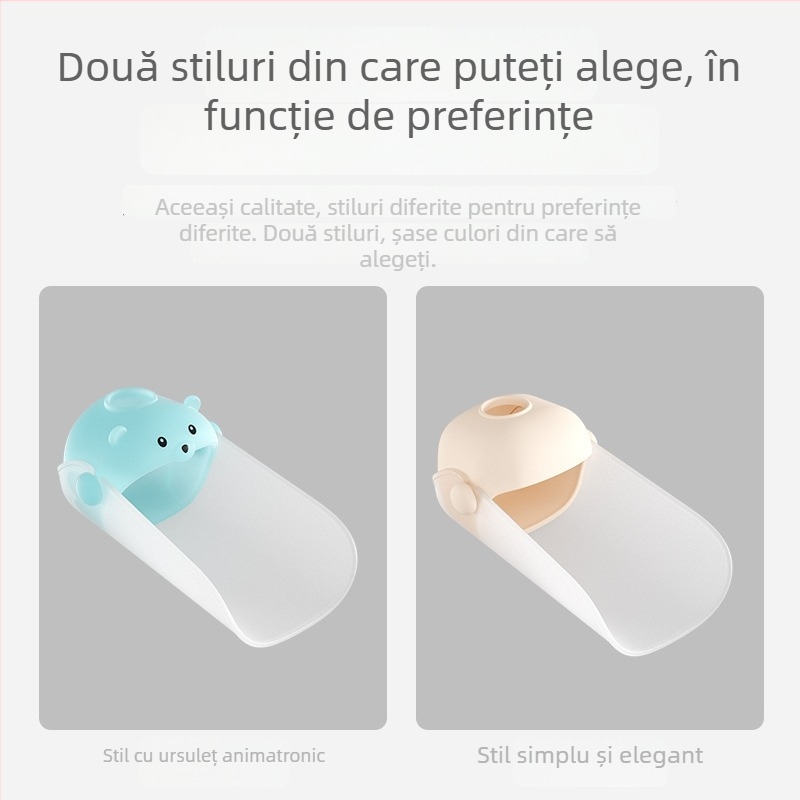 Extender de robinet pentru copii - Seria Cartoon, material siliconic, lansare primăvară 2025
