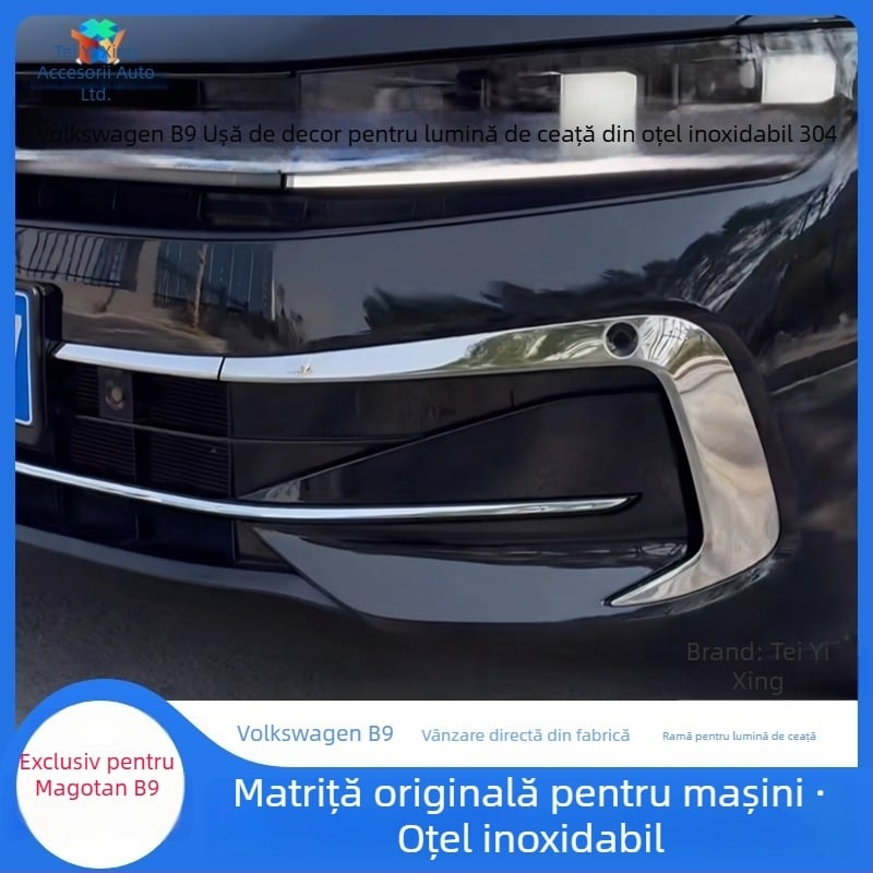 Bandă decorativă pentru farurile de ceață și cadru pentru fața frontală Magotan B9, modele 2024–2025, personalizabil