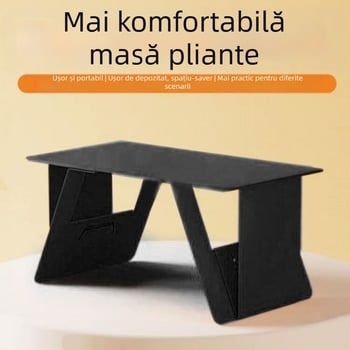 Birou auto pliabil pentru laptop/tabletă – universal, multifuncțional, placă artificială ușoară, montaj încorporat