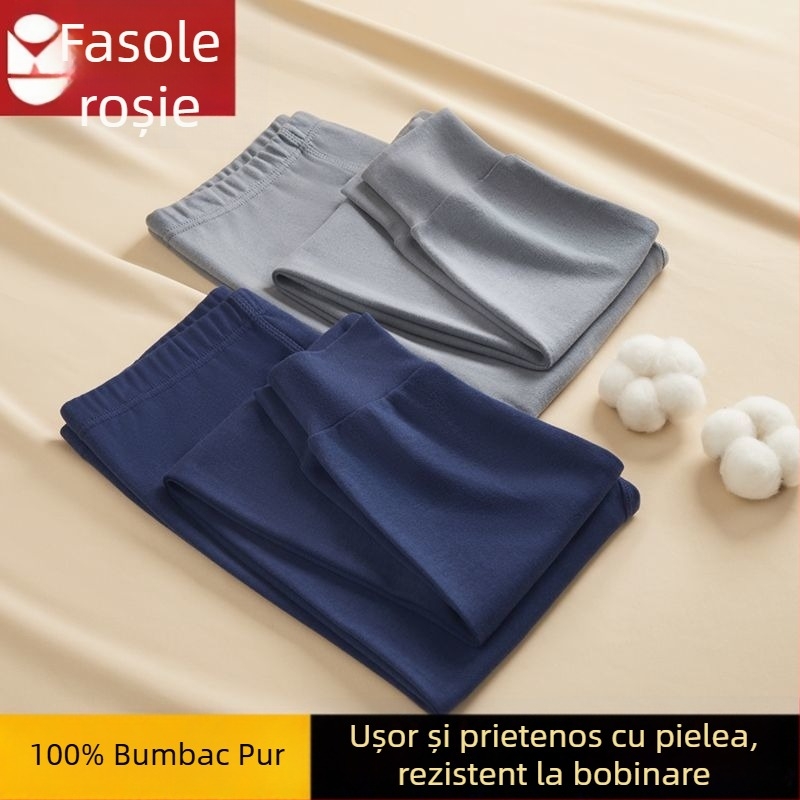 Pantaloni termici pentru bărbați, din tricot, 100% acril, extra groși 501-600 g/m², un singur strat, anti-static și respirabili
