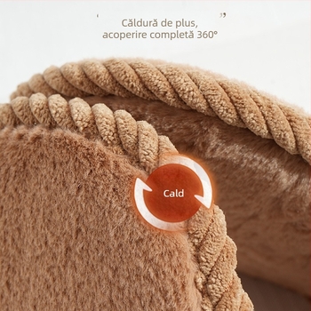 Protecție pentru urechi de iarnă, montaj pe spate, pentru adulți, protecție împotriva frigului și căldură