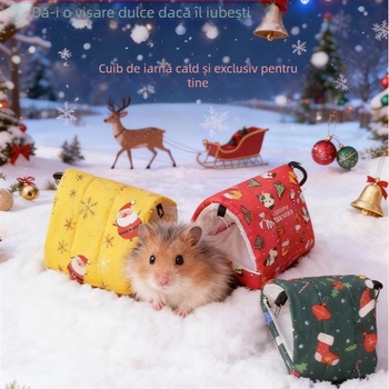 Cuib de hamster din bumbac cald – adăpost de iarnă; Material: Bumbac; Origine: Anhui; Brand: Other; Import: Nu