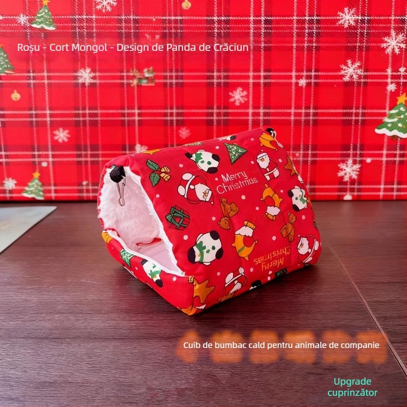 Cuib de hamster din bumbac cald – adăpost de iarnă; Material: Bumbac; Origine: Anhui; Brand: Other; Import: Nu