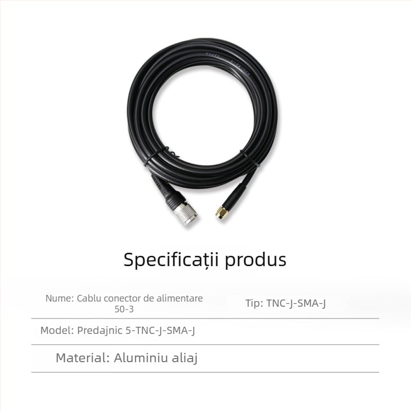 Cablu de alimentare pentru RTK, antenă cu conectori TNC-SMA, cupru pur, cap de tip ciupercă SYV50-3, bază fixă