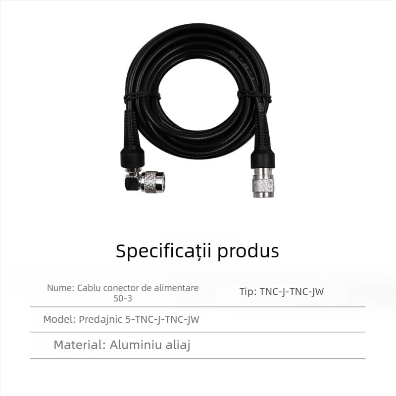 Cablu de alimentare pentru RTK, antenă cu conectori TNC-SMA, cupru pur, cap de tip ciupercă SYV50-3, bază fixă
