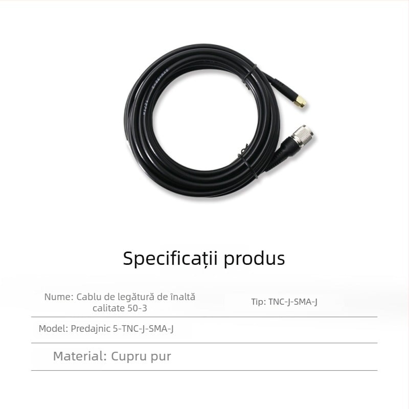 Cablu de alimentare pentru RTK, antenă cu conectori TNC-SMA, cupru pur, cap de tip ciupercă SYV50-3, bază fixă