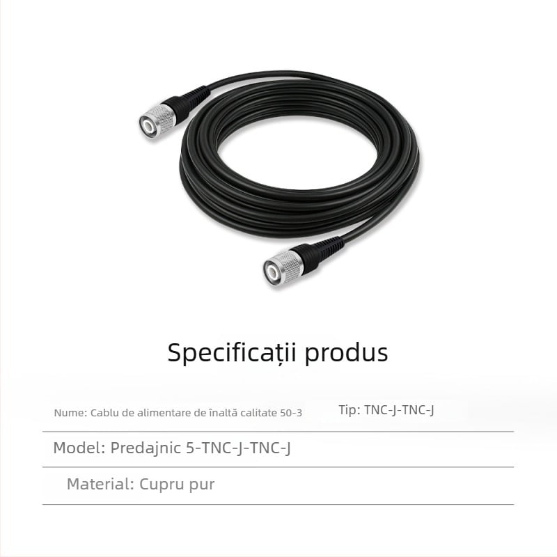 Cablu de alimentare pentru RTK, antenă cu conectori TNC-SMA, cupru pur, cap de tip ciupercă SYV50-3, bază fixă