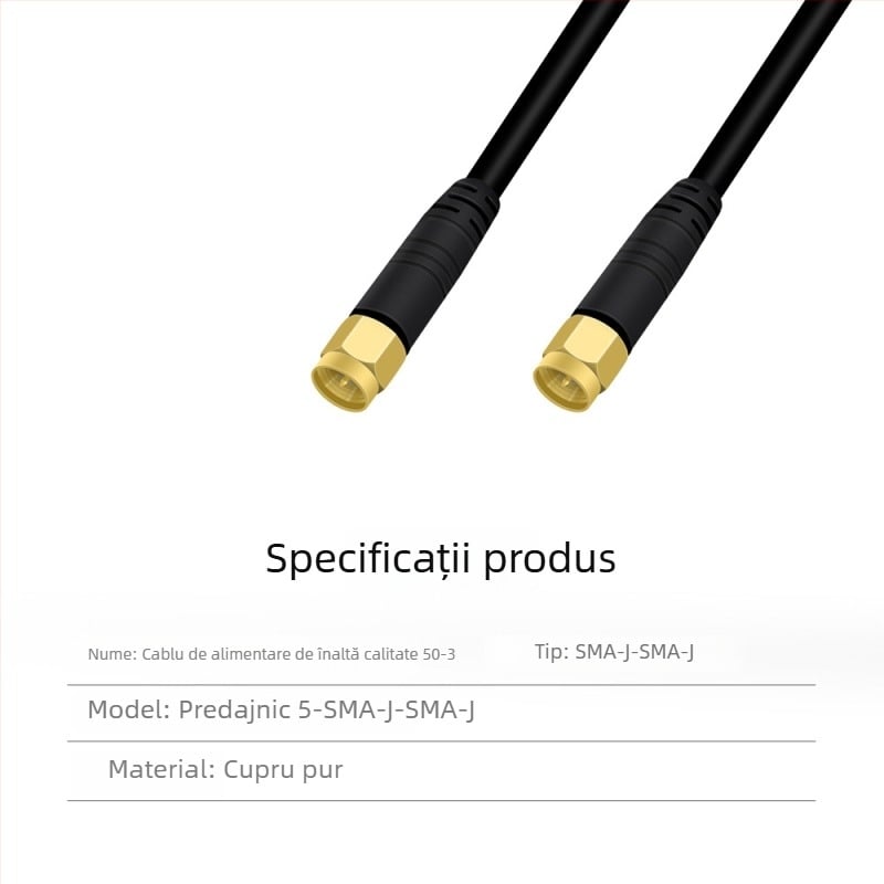 Cablu de alimentare pentru RTK, antenă cu conectori TNC-SMA, cupru pur, cap de tip ciupercă SYV50-3, bază fixă
