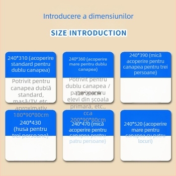 Acoperire de praf pentru canapea din LDPE, cu șnur elastic – acoperire completă pentru canapea, pat și pat suprapus într-un cămin