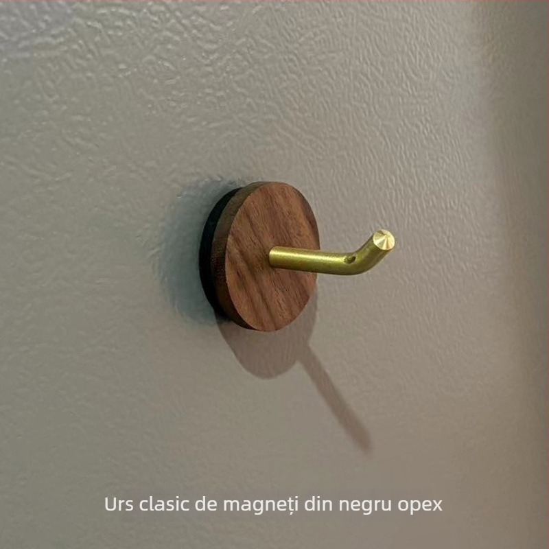 Cuier magnetic, cârlig unic, stil modern minimalist, material magnet, 1 bucată
