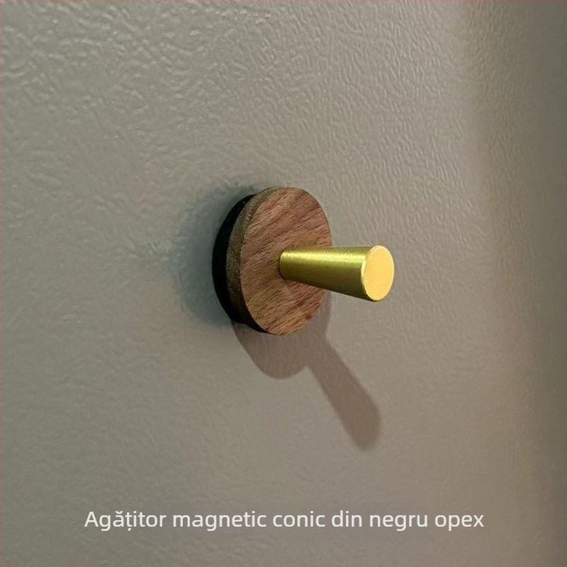Cuier magnetic, cârlig unic, stil modern minimalist, material magnet, 1 bucată