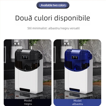 Suport pentru bețișoare cu dezinfectare și uscare, montaj pe perete, material PP (Material: PP; Montaj: pe perete; Funcții: dezinfectare și uscare; Protecție împotriva prafului)