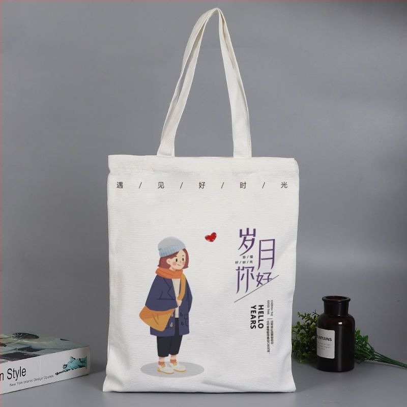 Geantă Tote din pânză cu logo personalizabil, imprimare mecanică, fund și părți, utilizare ambalare generală