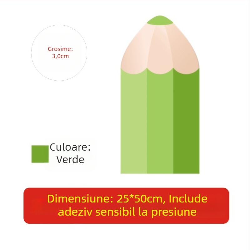 Geantă moale pentru creioane din piele artificială, stil desen animat, model desen animat/animație, dormitor