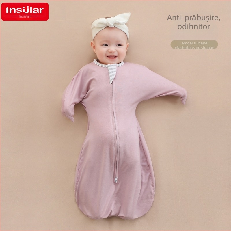 Prosop de înfășat din Modal pentru bebeluși – elastic, model solid, utilizare pentru toate anotimpurile; brand insular/yinxiuli; material Modal; siguranță Grad A; potrivit pentru sugari 1–3 ani