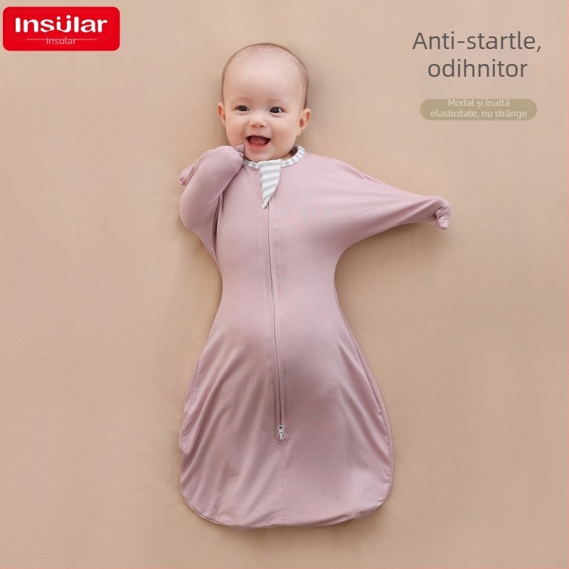 Prosop de înfășat din Modal pentru bebeluși – elastic, model solid, utilizare pentru toate anotimpurile; brand insular/yinxiuli; material Modal; siguranță Grad A; potrivit pentru sugari 1–3 ani