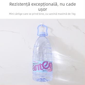 Meike cârlig adeziv ABS, cârlig unic, stil modern minimalist, capacitate 0–1 kg, 9 buc., lansare iarna 2022.