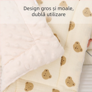 Perna pentru cărucior Bud haha, din bumbac, pentru 0–1 ani, personalizabilă