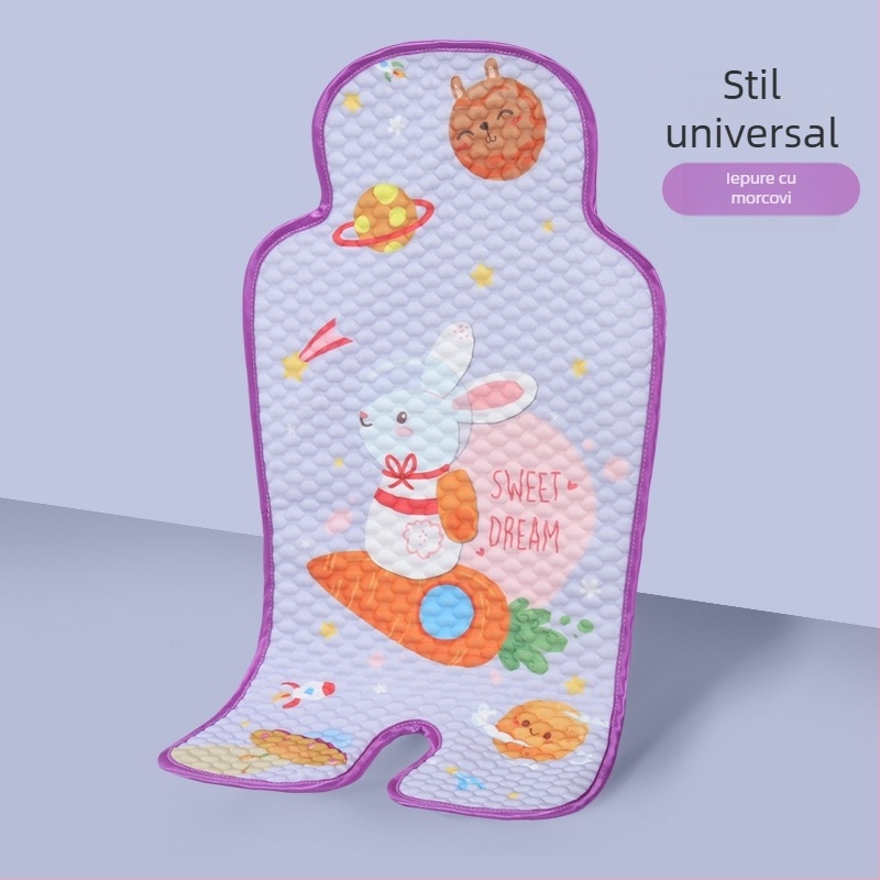 Perne de șezut pentru bebeluși – material Ice Silk, pernă de siguranță universală pentru cărucior și scaun înalt
