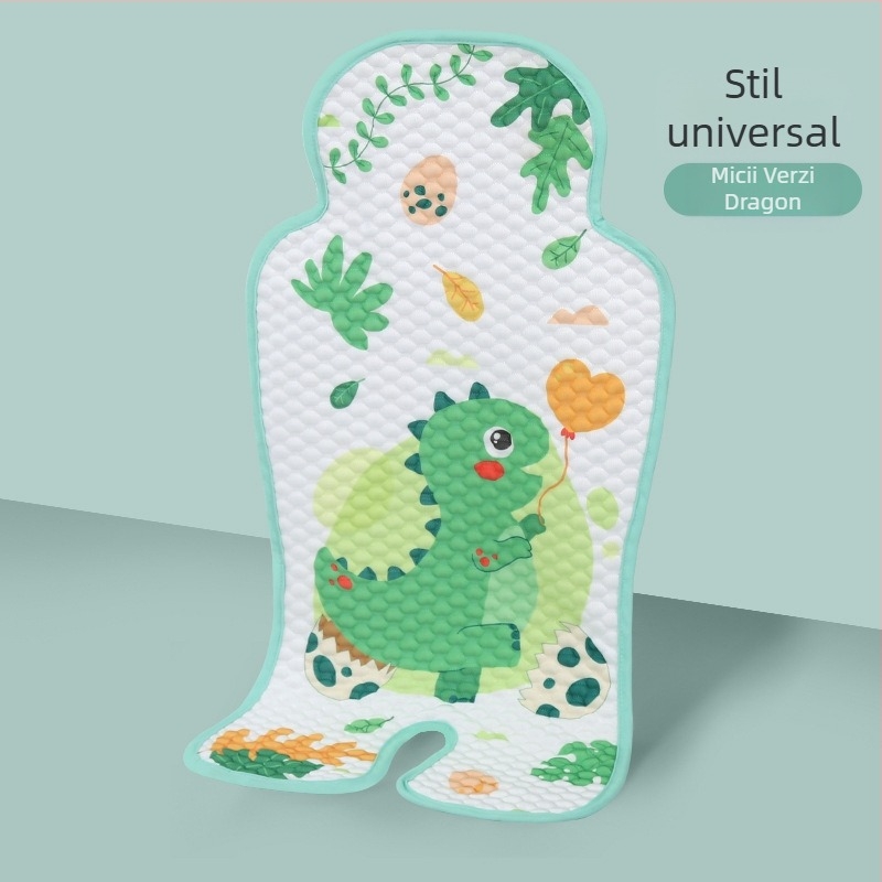 Perne de șezut pentru bebeluși – material Ice Silk, pernă de siguranță universală pentru cărucior și scaun înalt